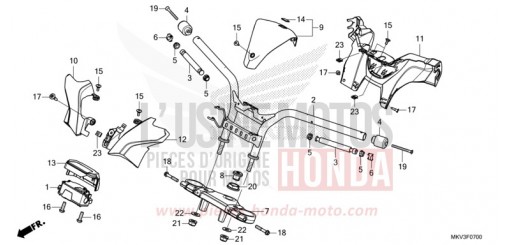 ROHRGRIFF/OBERE BRUECKE/GRIFFABDECKUNG NSS750M de 2021